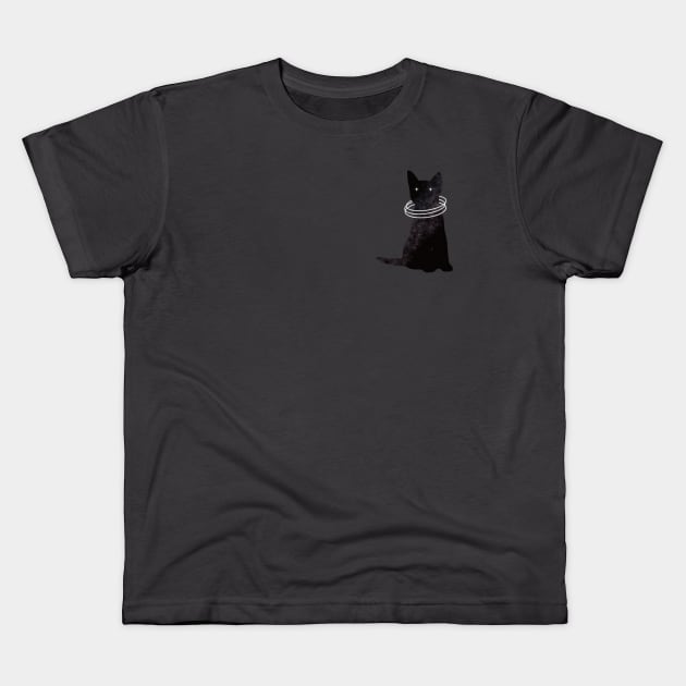 Space Cat Kids T-Shirt by VikaEzheVika